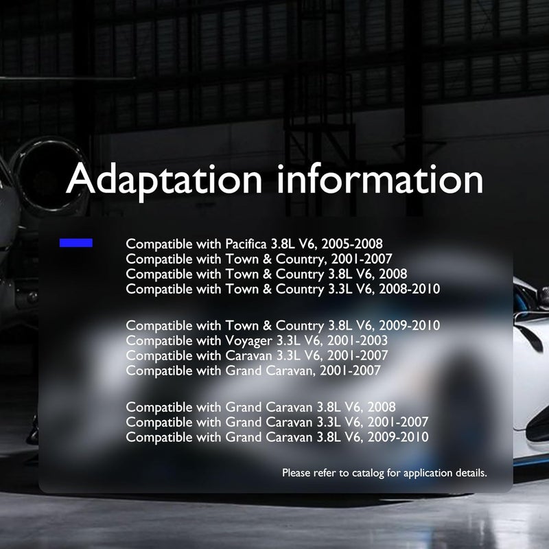 OXCANO 27703 Ignition Spark Plug Wires Set Compatible with Chrysler Grand Voyager, Pacifica, Town & Country, Dodge Caravan, Grand Caravan, Volkswagen 2009-2010 Routan V6 3.8L Replace 26054118 26054173 - Image 4